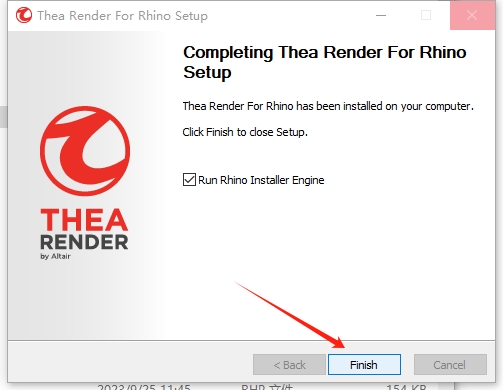 Thea Render v3.5 for Rhino 6-8英文激活版安装图文教程