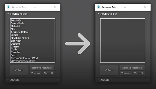 Remove Modifiers v1.3（3dmax修改器移除插件下载）正式版