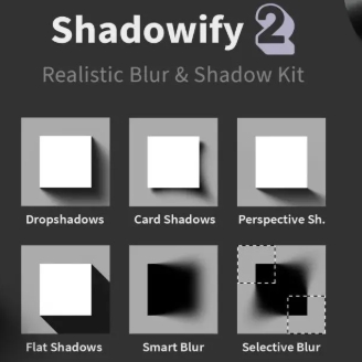 ps平滑长投影插件 Shadowify v2.0【支持ps2021版本及以上】最新中文版
