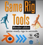 Game Rig Tools v4.1.0(Blender人物角色绑定导出插件)免费版