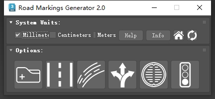 3DMax道路标记生成器：Road Markings Generator 2.0官方完整版