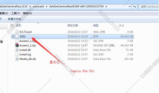 PS打开RAW文件格式Camera raw插件