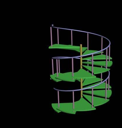 3dmax旋转楼梯扶手怎么做的有没有图文教程