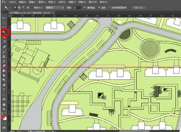 ps怎么画建筑阴影?如何用photoshop给建筑总平面图中的建筑添加阴影?