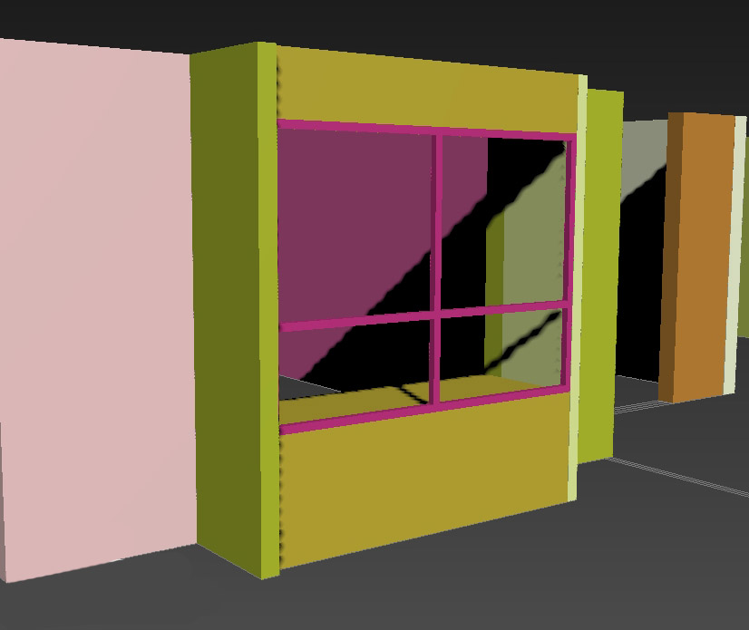 3dmax製作別墅方形窗戶的建模教程