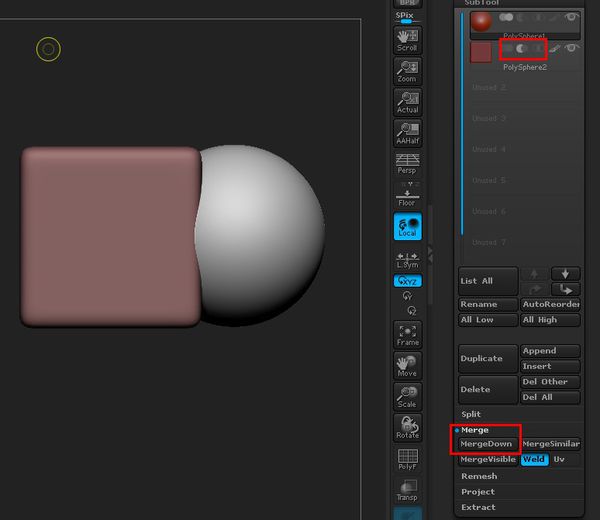答疑 Zbrush如何布尔运算 羽兔网问答