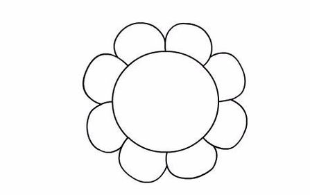 adobe flash怎么绘制太阳花简笔画?