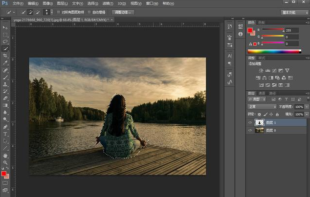 ps如何虚化背景