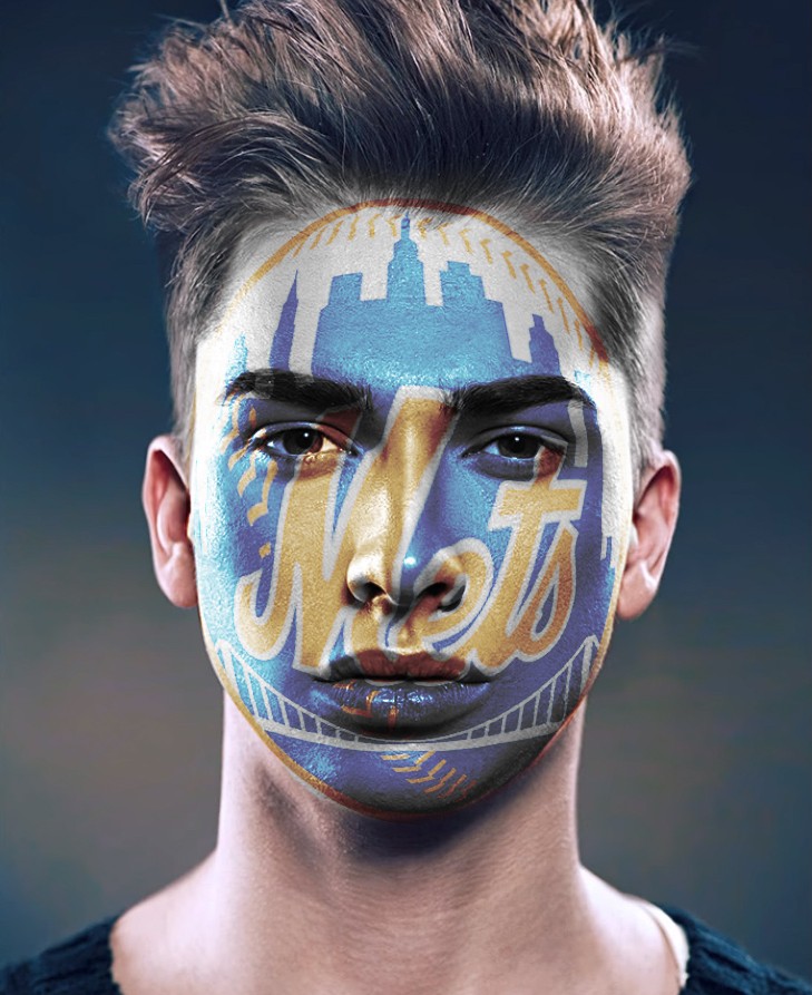 ps-人物面部涂鸦特效制作