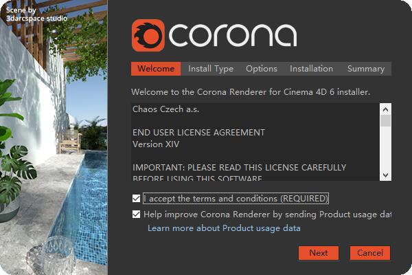 Corona Renderer 6.2【CR渲染器6.2】 for Cinema 4D R14-S24破解版