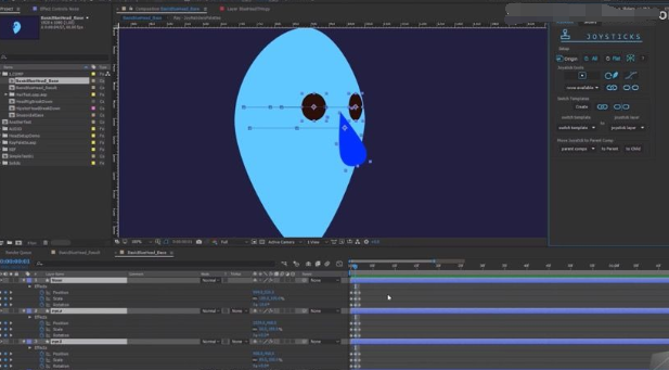 Joysticks and Sliders v1.7【AE卡通角色动作MG动画绑定控制脚本】官方免费版 Joysticks and Sliders v1.7【AE卡通角色动作MG动画绑定控制脚本】官方免费版
