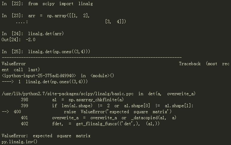 python只能用scipy.linalg模块计算矩阵的行列式？python用scipy.linalg模块计算矩阵的行列式的方法 - 羽兔网