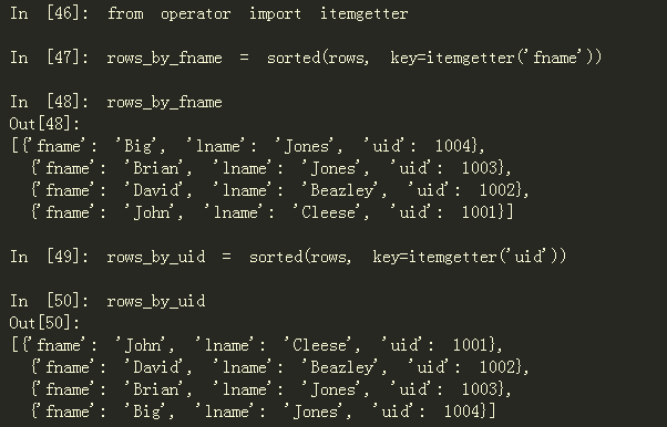 python itemgetter函数只能实现字典排序？python itemgetter函数实现字典排序的方法 - 羽兔网