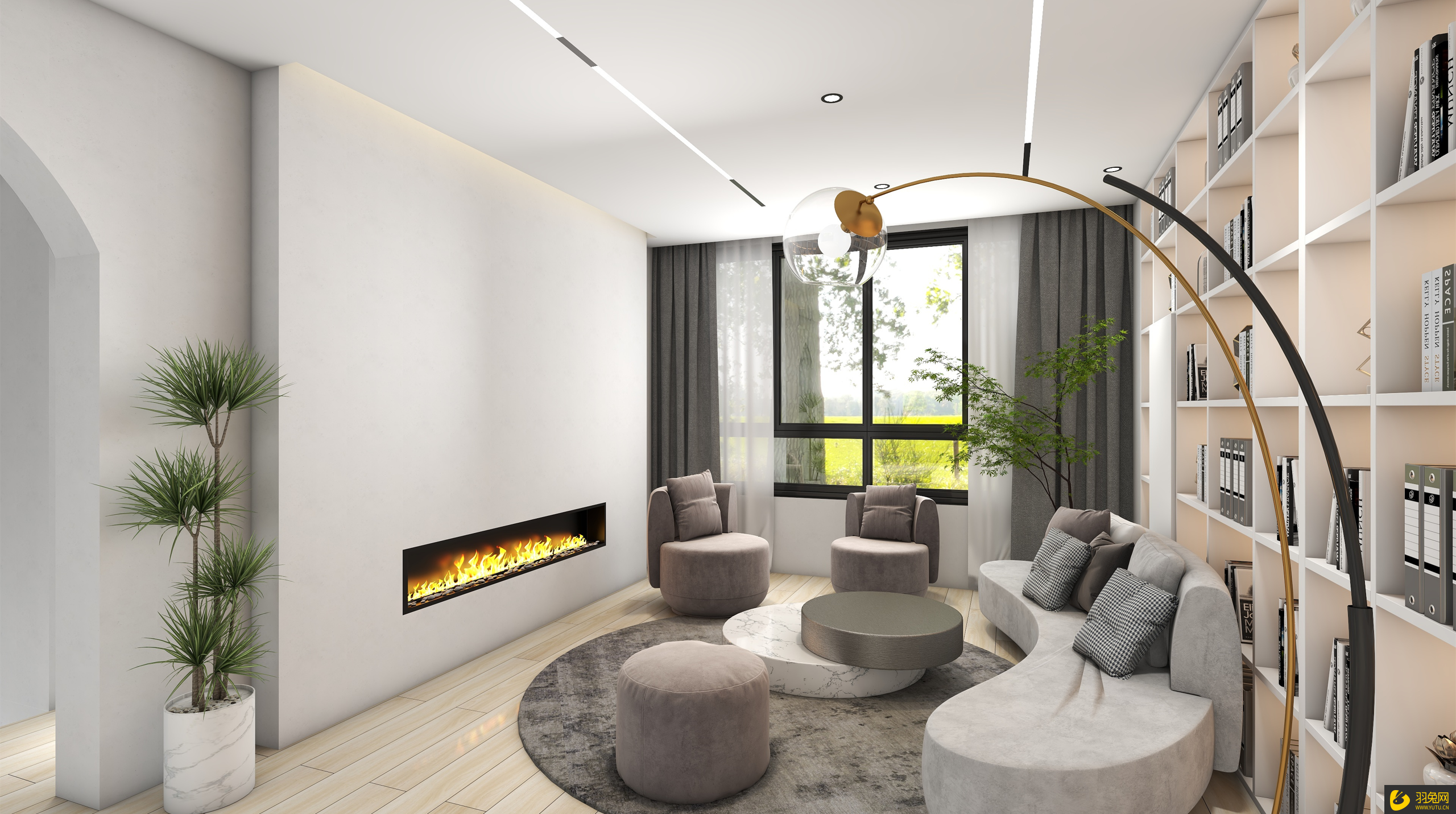 酷家乐磁吸轨道无主灯操作方法-深夜218318-深夜学院