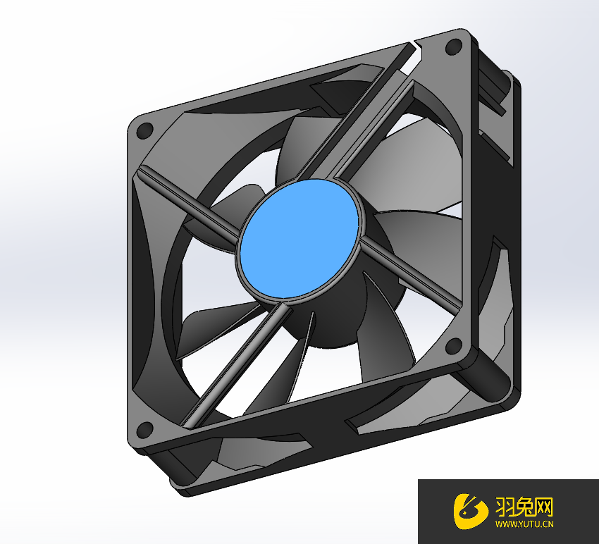 怎么用solidworks绘制小风扇?用solidworks绘制小风扇的教程