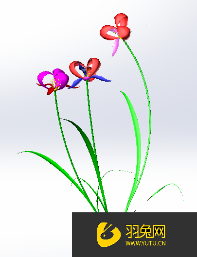 怎么用SolIDWorks画出一支美丽的花？用SolIDWorks画出一支美丽的花的教程-羽兔网资讯