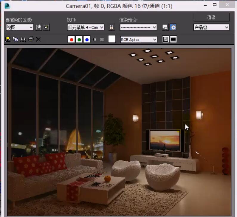关于设置发光，VRAY里图片自发光在哪里调图片在模型外面当作一个场景请问的信息  第1张