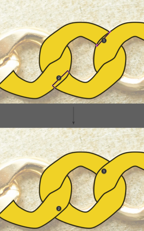 ai画金链子教程