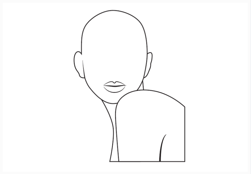 AI怎么画矢量头发?长头发Adobe Illustrator矢量图绘制教程