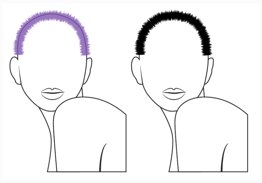 AI怎么画矢量头发?长头发Adobe Illustrator矢量图绘制教程