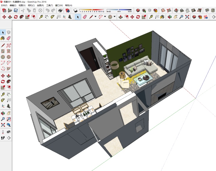 用sketchup做3d效果圖是最合適的