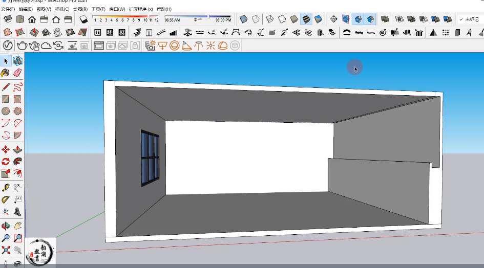 sketchup怎麼渲染出圖怎麼保存