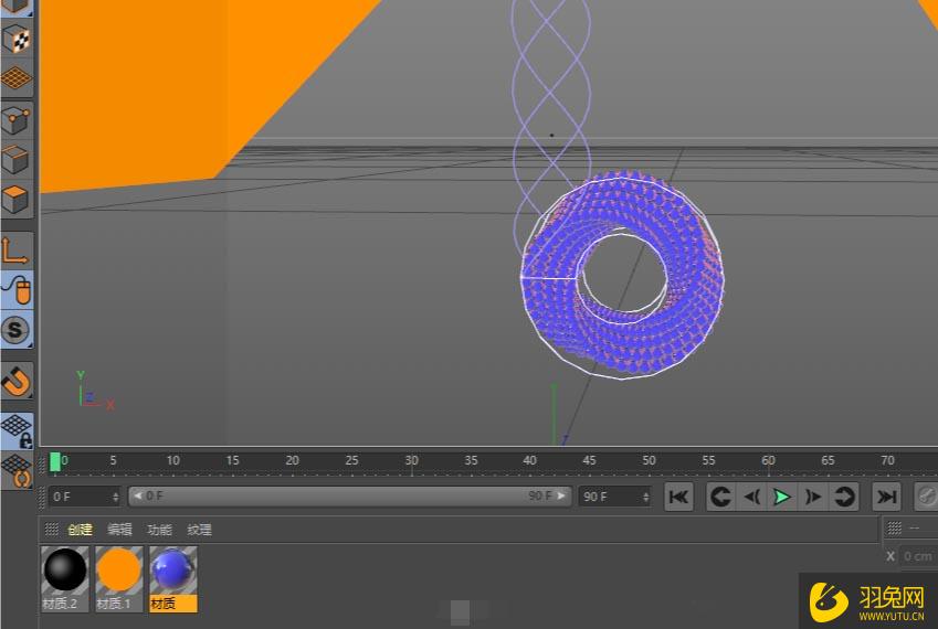 c4d循环动画教程c4d如何制作一个三维小球循环动画