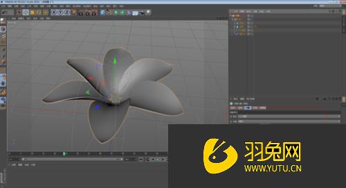 c4d怎麼建模花模型如何建模渲染花朵