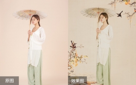 PS-人像图片转工笔画