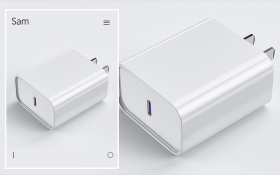 白色充电器-OctaneRender渲染C4D实战