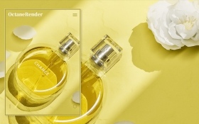 香水瓶-OctaneRender渲染C4D实战