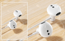 苹果耳机桌面水渍-OctaneRender渲染C4D实战