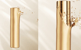 口红撕裂动画-OC渲染C4D课程