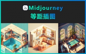 Midjourney-等距插图