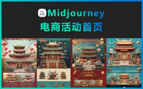 Midjourney-电商活动首页